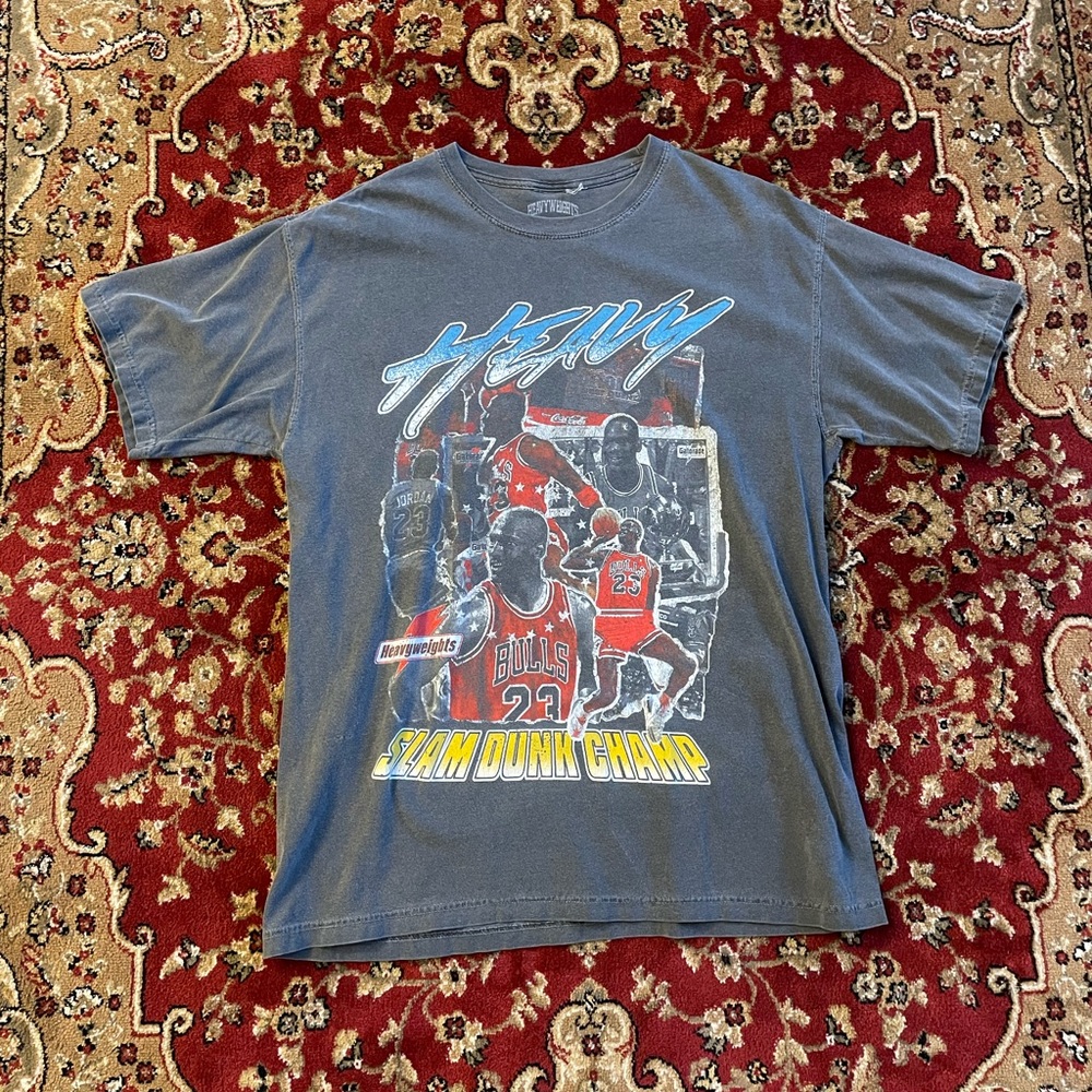 Heavyweight (brand) Faded Black Michael Jordan Shirt